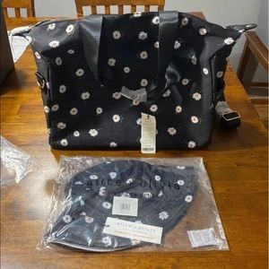 Alice + Olivia Bucket Hat and Duffel Tote Bag Floral